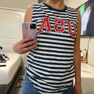 Striped tank top